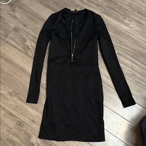 rag & bone Elegant Black Long Sleeve Dress